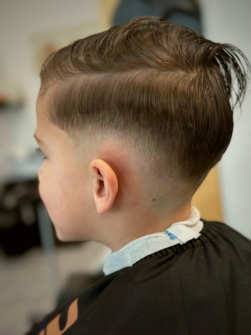 Coupe avec raie tracée et dégradé